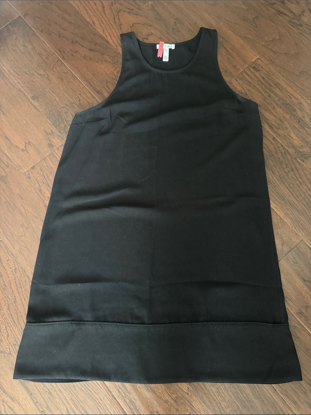 Leith Black Sleeveless Mini Shift Dress